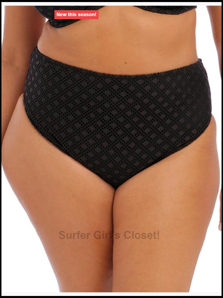 Higher-Leg Crochet Bikini Brief With Full Lining